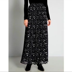 ModCloth “Let’s Go Stargazing” Pleated Skirt